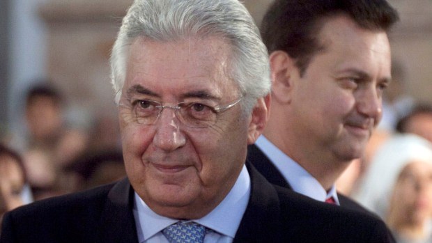 O vice-governador Guilherme Afif Domingos e o prefeito de São Paulo, Gilberto Kassab