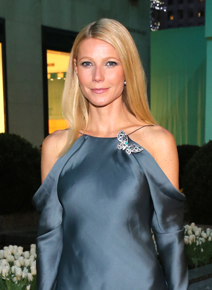 A atriz Gwyneth Paltrow durante evento da Tiffany & Co, em Nova York