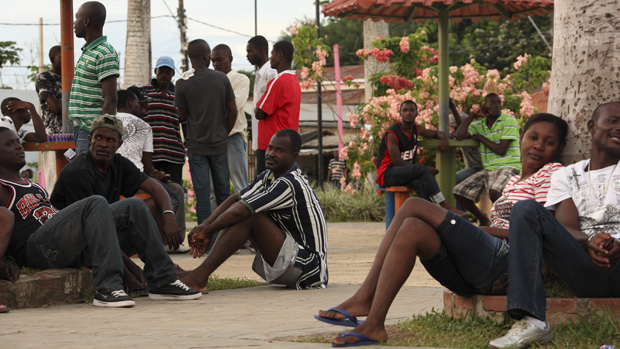 Haitianos em Palmeiras de Brasileia, no Acre