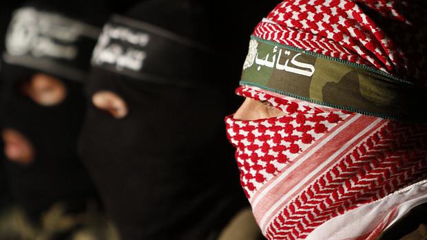 Terroristas do Hamas falaram em coletiva à imprensa contra as negociações