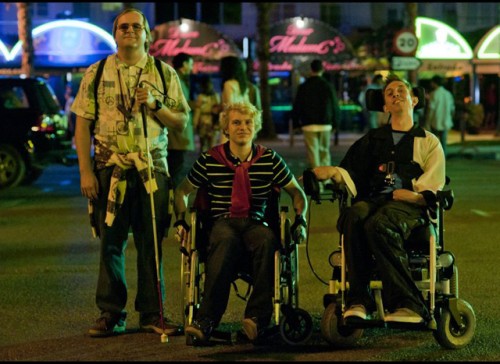 Os três protagonistas de 'Hasta la Vista', filme belga exibido no Festival de Montreal