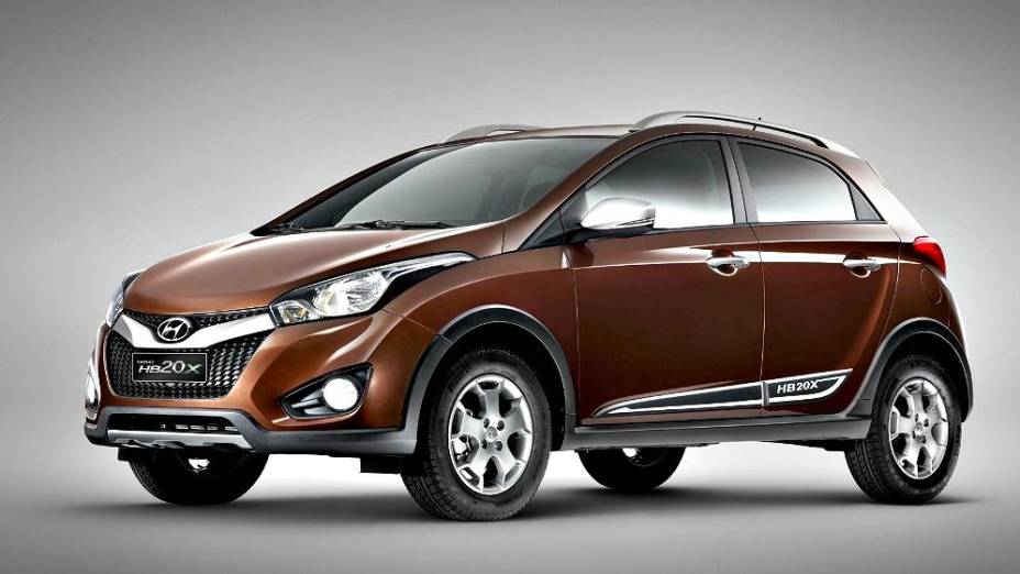 Hyundai HB20X - A versão aventureira do compacto HB20 esteve no Salão do Automóvel de São Paulo e teve seu lançamento no mercado anunciado para janeiro. Ele será oferecido apenas com o motor 1.6 16V, de 128 cv, com opções de câmbio manual ou automático