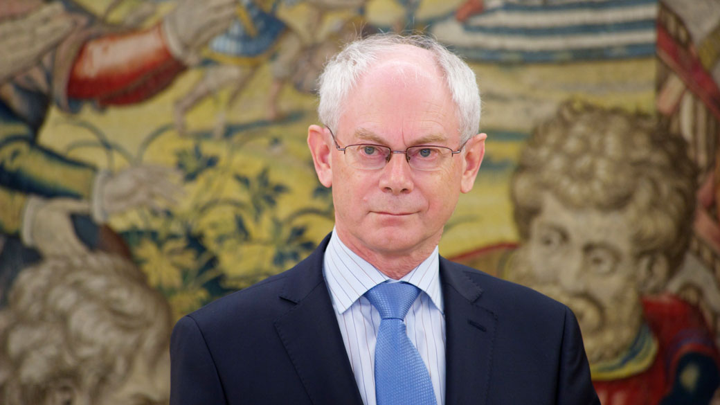 O belga Herman Van Rompuy, presidente da União Europeia