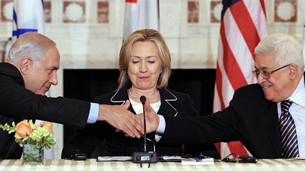Hillary Clinton mediou encontro entre Abbas e Netanyahu, em Washington