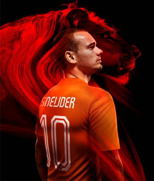 A camisa da seleção da Holanda para a Copa do Mundo de 2014