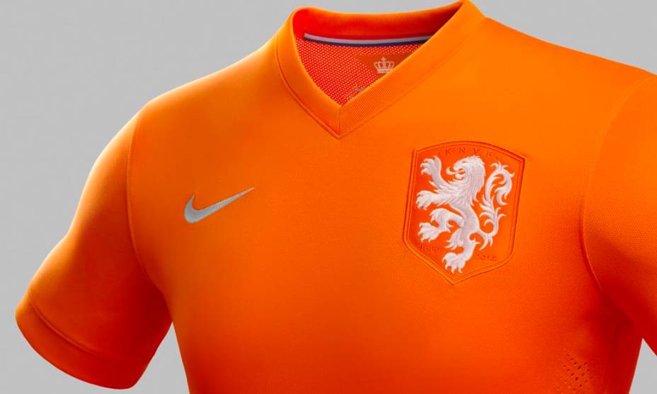 A camisa da seleção da Holanda para a Copa do Mundo de 2014