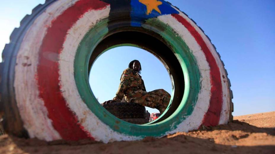Membro do movimento separatista no sul de Kordofan, Sudão