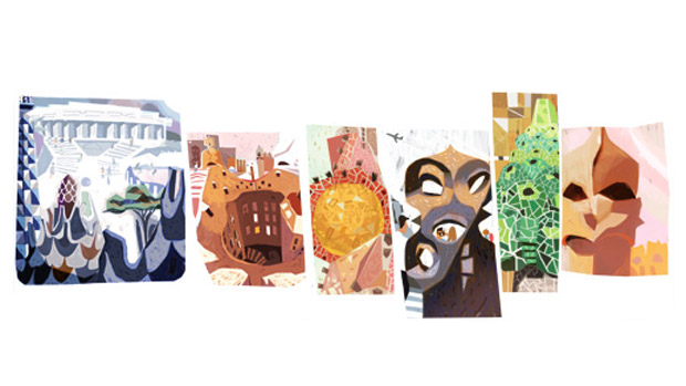 Homenagem do Google ao arquiteto catalão Gaudí