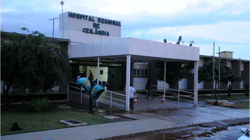 Fachada do Hospital Regional de Ceilândia