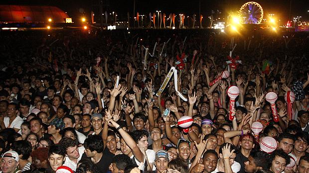 Houve casos de furto até perto do palco