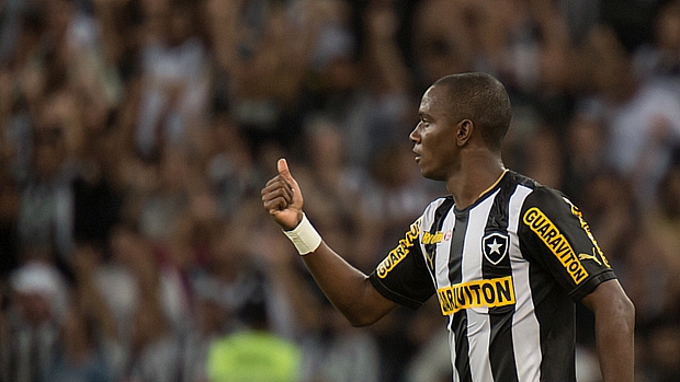 Hyuri marcou para o Botafogo aos 44 minutos do segundo tempo
