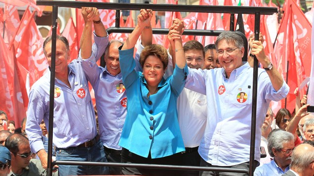 Dilma faz campanha em Uberaba (MG)