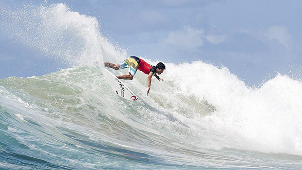 Na Austrália, o surfista brasileiro Gabriel Medina competiu na terceira rodada do Quicksilver Pro Gold Coast, em Snapper Rocks