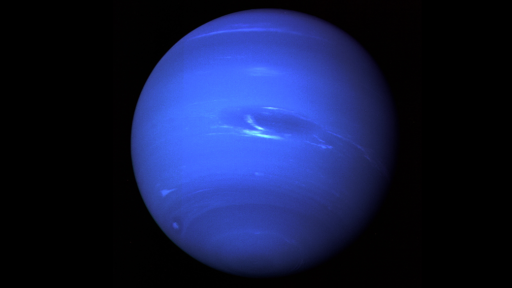 Nasa divulga imagem de Netuno e prepara missão para Plutão em 2015. Planeta teve imagens captadas pela espaçonave Voyager 2