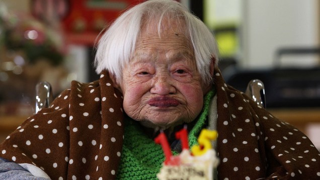 A mulher mais velha do mundo, a japonesa Misao Okawa, completou nesta terça-feira 115 anos de idade em sua cidade natal, Osaka