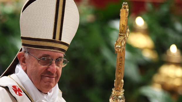 Papa Francisco durante as comemorações da Páscoa, no Vaticano