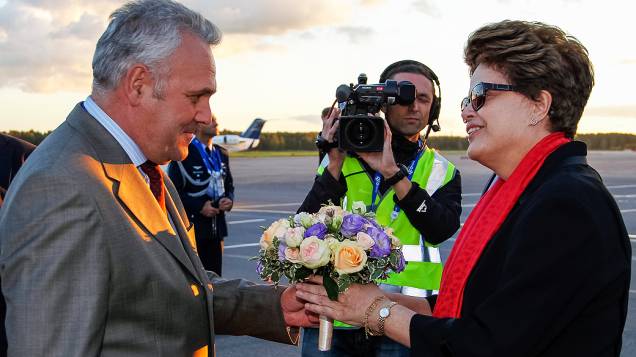 A presidente Dilma Rousseff chegou em São Petersburgo, na Rússia, nesta terça-feira (03), onde participará da 8ª Cúpula do G20, grupo de países que reúne as maiores economias mundiais
