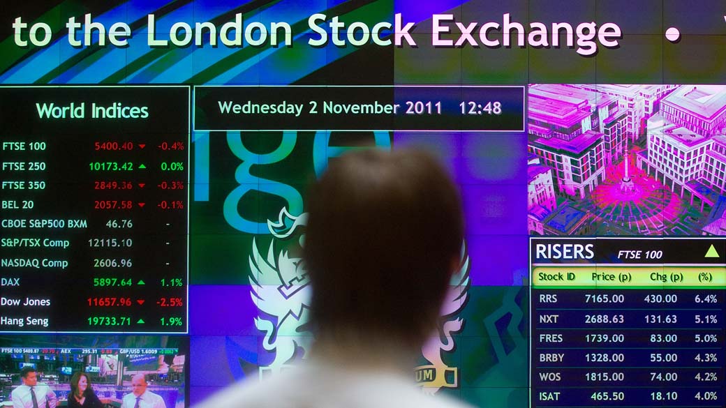 Em Londres, o índice FTSE 100 perdia 0,47% às 9:30 (horário de Brasília)