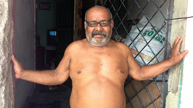 O morador Elias Pinheiro
