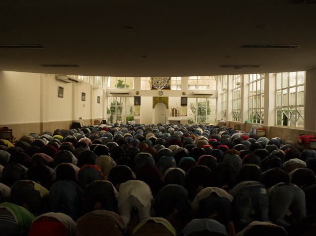Mesquita no bairro do Pari, em São Paulo: ponto de apoio para os refugiados que chegam à capital paulista