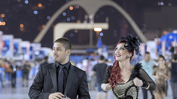 Gravações da novela Império na Sapucaí