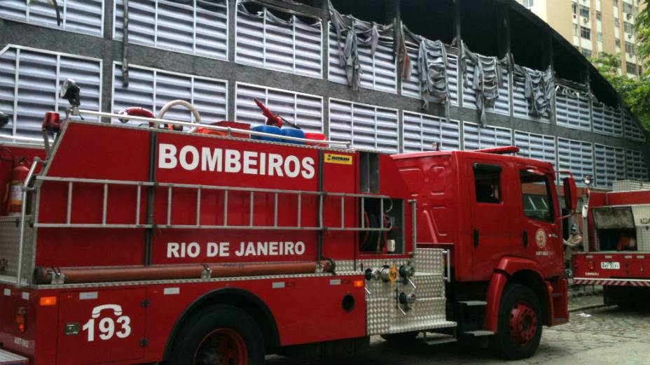 Incêndio na sede do Flamengo, na Gávea, zona sul do Rio