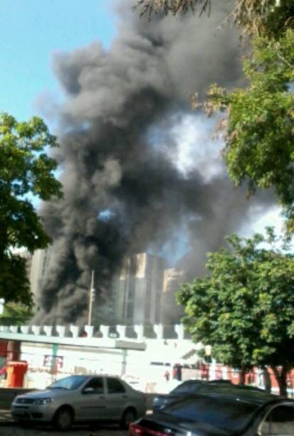 Incêndio na sede do Flamengo, na Gávea, zona sul do Rio