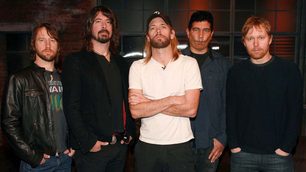 A banda americana Foo Fighters