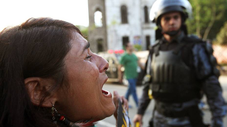 Reintegração de posse da aldeia Maracanã, no RJ