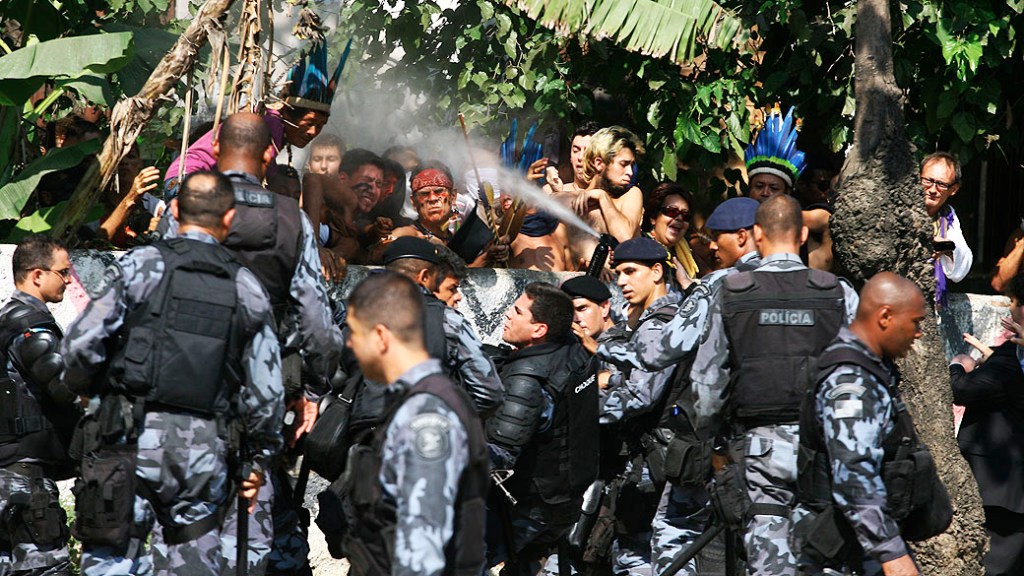 Reintegração de posse da aldeia Maracanã, no RJ