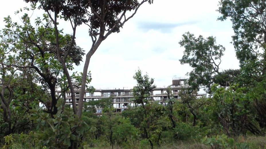 Alguns edifícios já têm o esqueleto pronto
