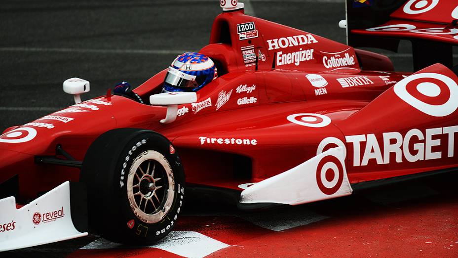 Scott Dixon durante corrida da Indy 300, no Anhembi, em São Paulo neste domingo (05)