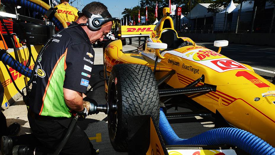 Treino para a Indy 300 no Anhembi