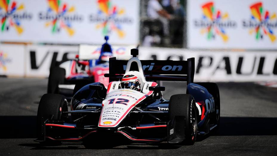 Will Power durante o treino de classificação da São Paulo Indy 300