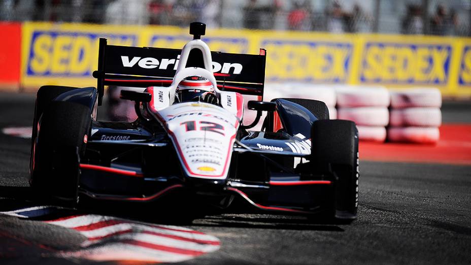 Will Power durante o treino de classificação da São Paulo Indy 300