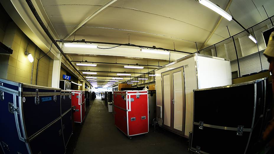 O trabalho nos boxes e área de paddock do Autódromo de Interlagos