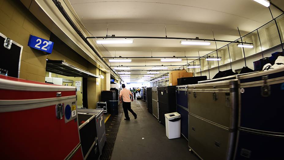 O trabalho nos boxes e área de paddock do Autódromo de Interlagos