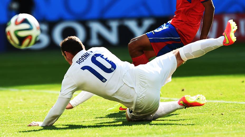 A despedida da seleção inglesa da Copa do Mundo, no empate sem gols com a Costa Rica, no Mineirão, em Belo Horizonte