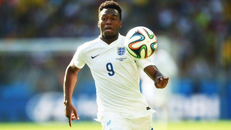 O inglês Sturridge durante o jogo contra a Costa Rica no Mineirão, em Belo Horizonte