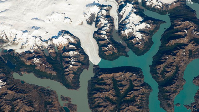 As geleiras de Perito Moreno na Patagônia Argentina