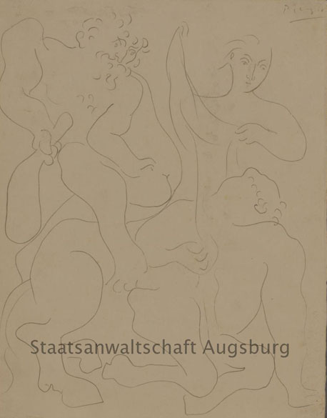 Desenho de Picasso é uma das obras encontradas no tesouro nazista