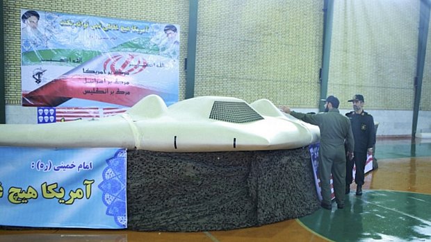 O avião teleguiado de observação RQ-170 Sentinel foi apoderado pelo Irã em 4 de dezembro
