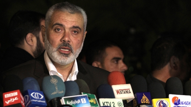 O líder do Hamas, Ismail Haniyeh