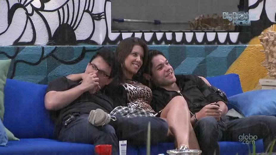 Ivan, Andressa e Nasser no BBB13
