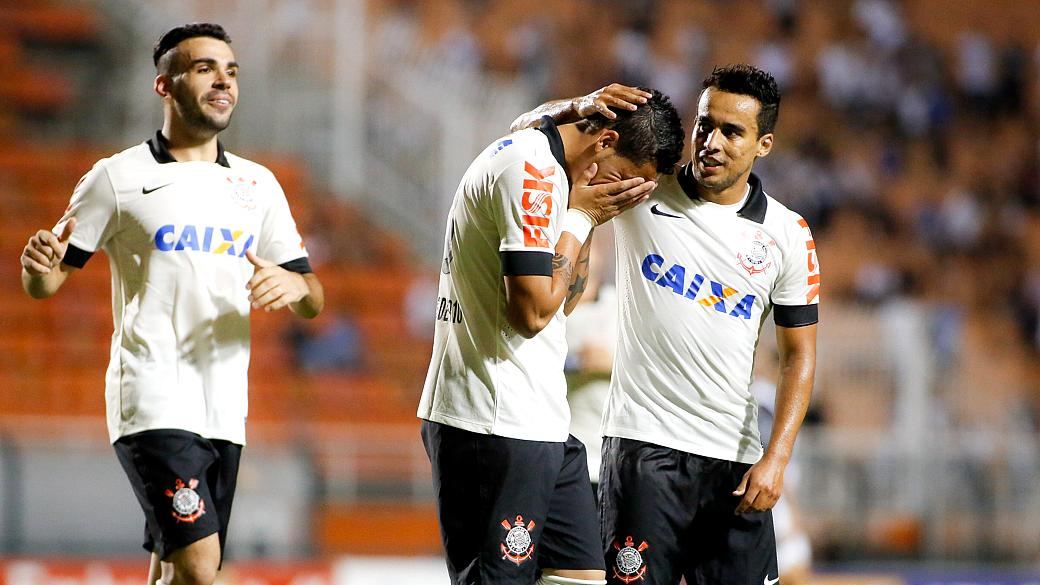 Jadson, Luciano e Bruno Henrique chegaram em 2014 para reforçar o Corinthians