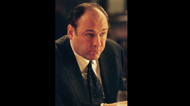 James Gandolfini (Tony Soprano), em A Família Soprano James Gandolfini (Tony Soprano), em A Família Soprano