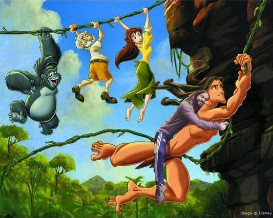 Jared Leto pega carona com Tarzan