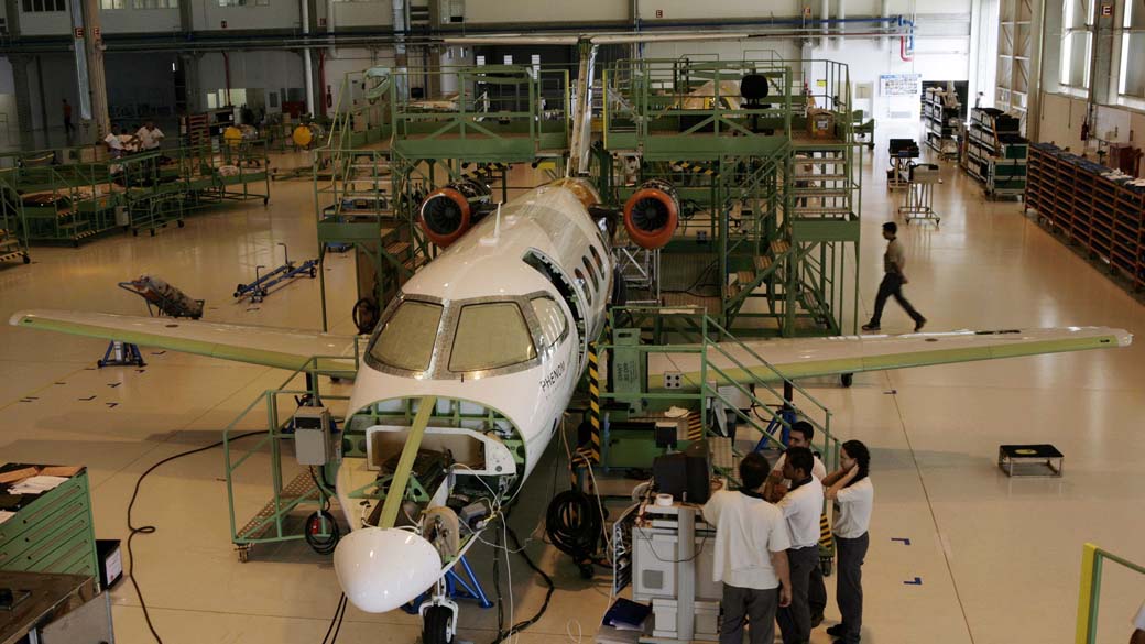 Fábrica da Embraer em Gavião Peixoto, São Paulo