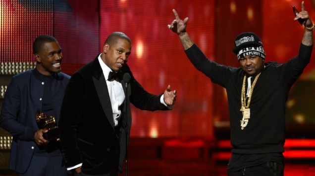 Melhor colaboração de rap vai para Jay-Z e os amigos Kanye West, Frank Ocean e The-Dream, com a música No Church in the Wild