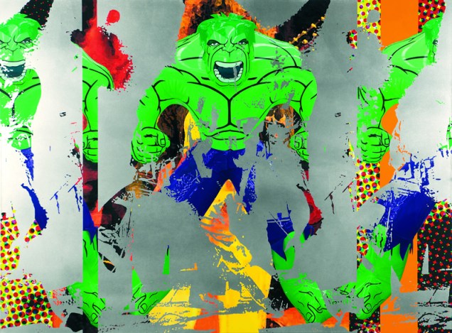 "Triple Hulk Elvis III" de Jeff Koons no Museu Astrup Fearnley, Noruega